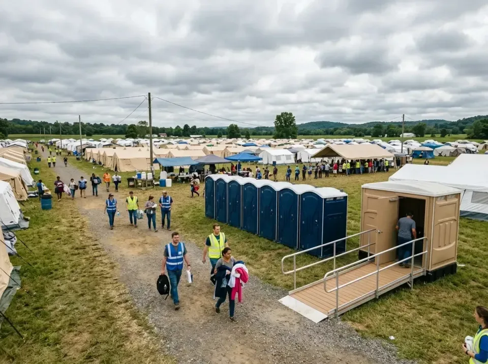 disaster-relief-camp-restrooms-010 — frequently asked questions, Dumpster & Portable Bathrooms Rental in Fearrington Village…
